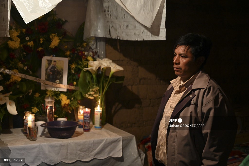 velorio de migrantes guatemaltecos supuestamente fallecidos en masacre en Tamaulipas, México